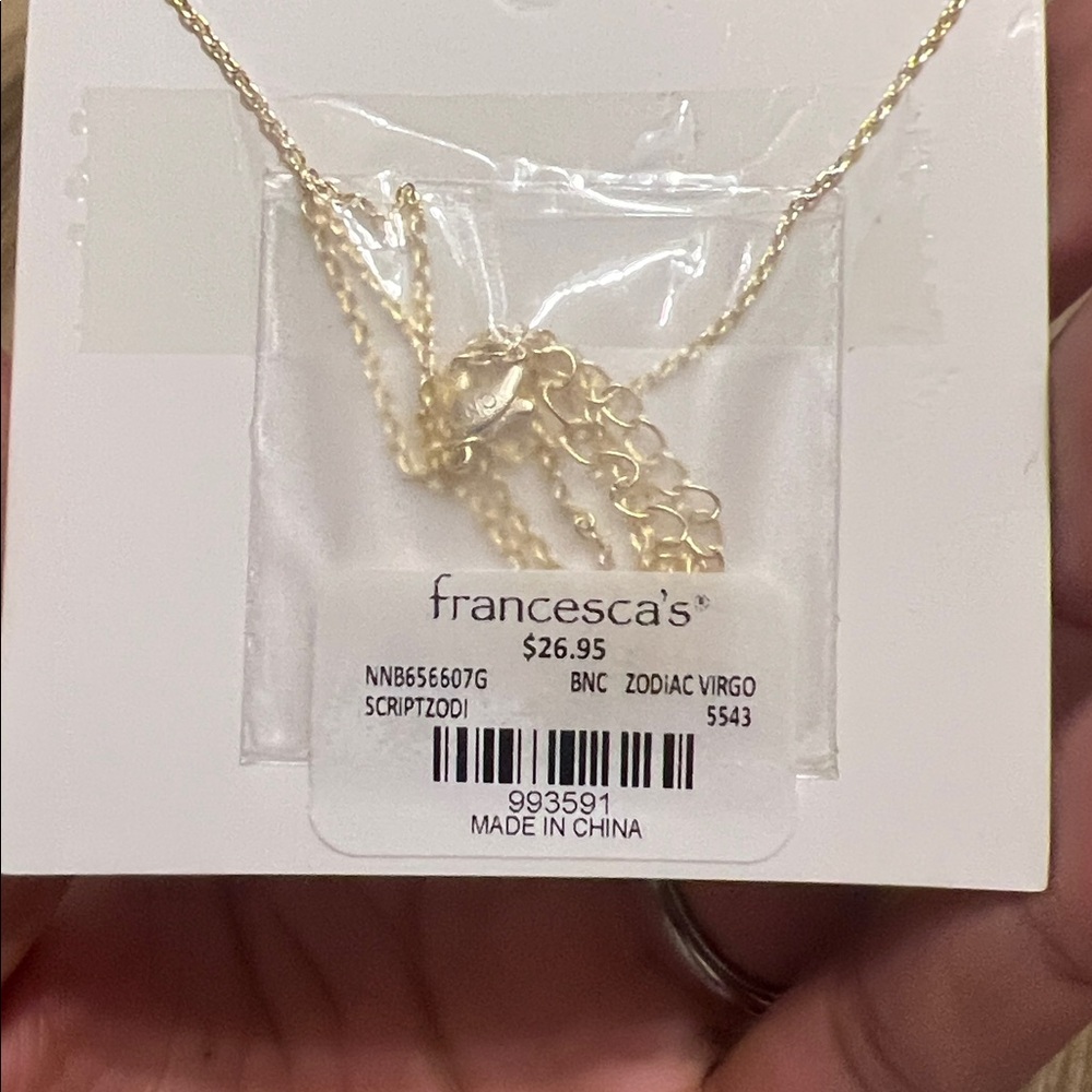 Zodiac Script necklace - Picture 12 of 12